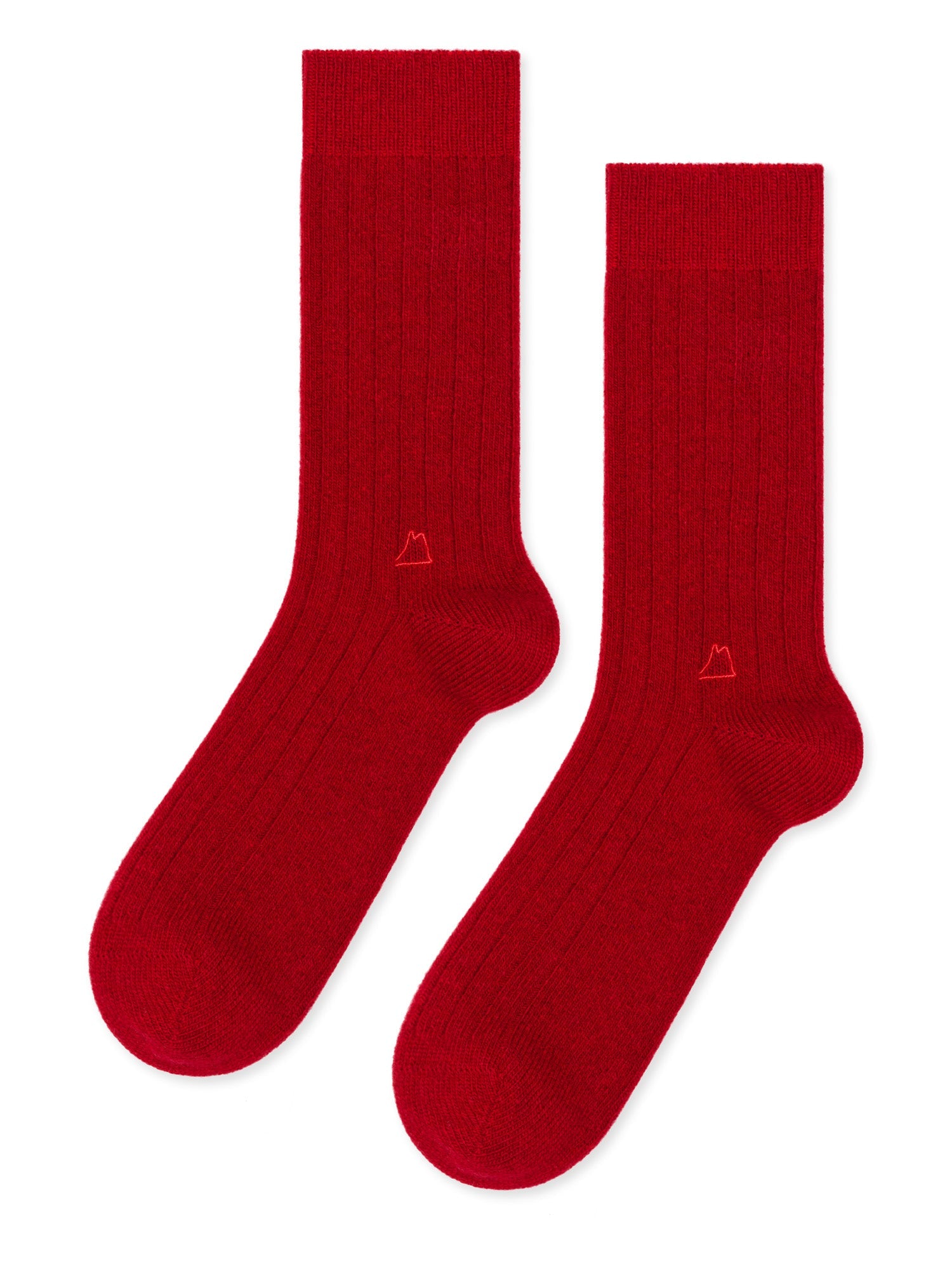 Cardi In Ribbed Cashmere Summer Tomato