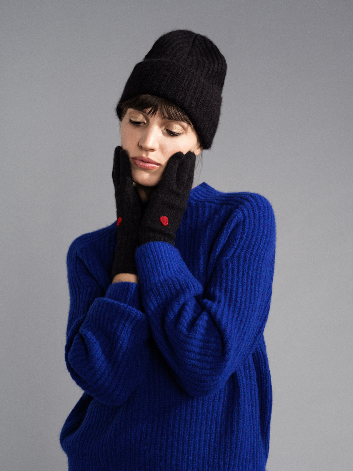 Cashmere Heart Gloves