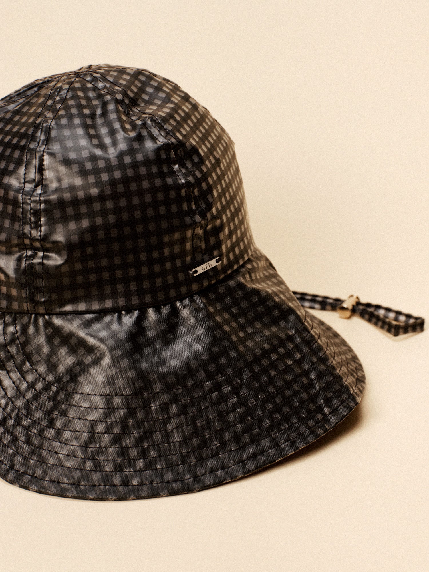 black gingham