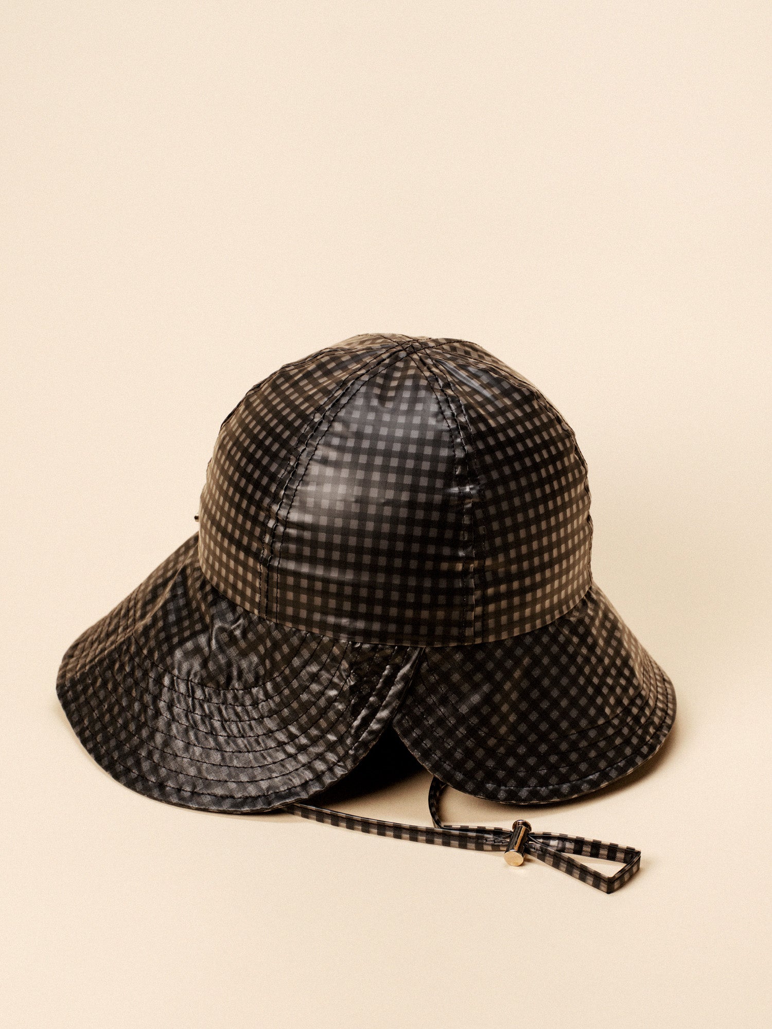 black gingham