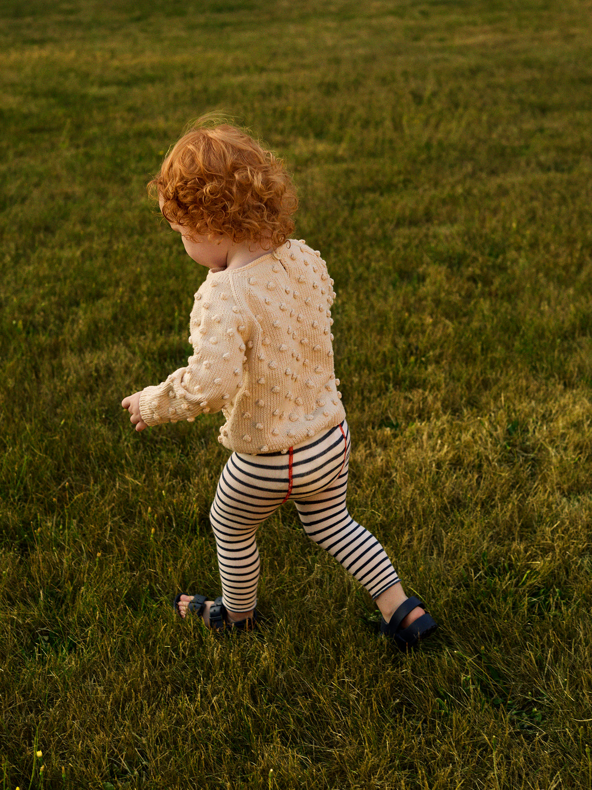 Chasing Windmills Mended Stripe Legging / 12-24 months